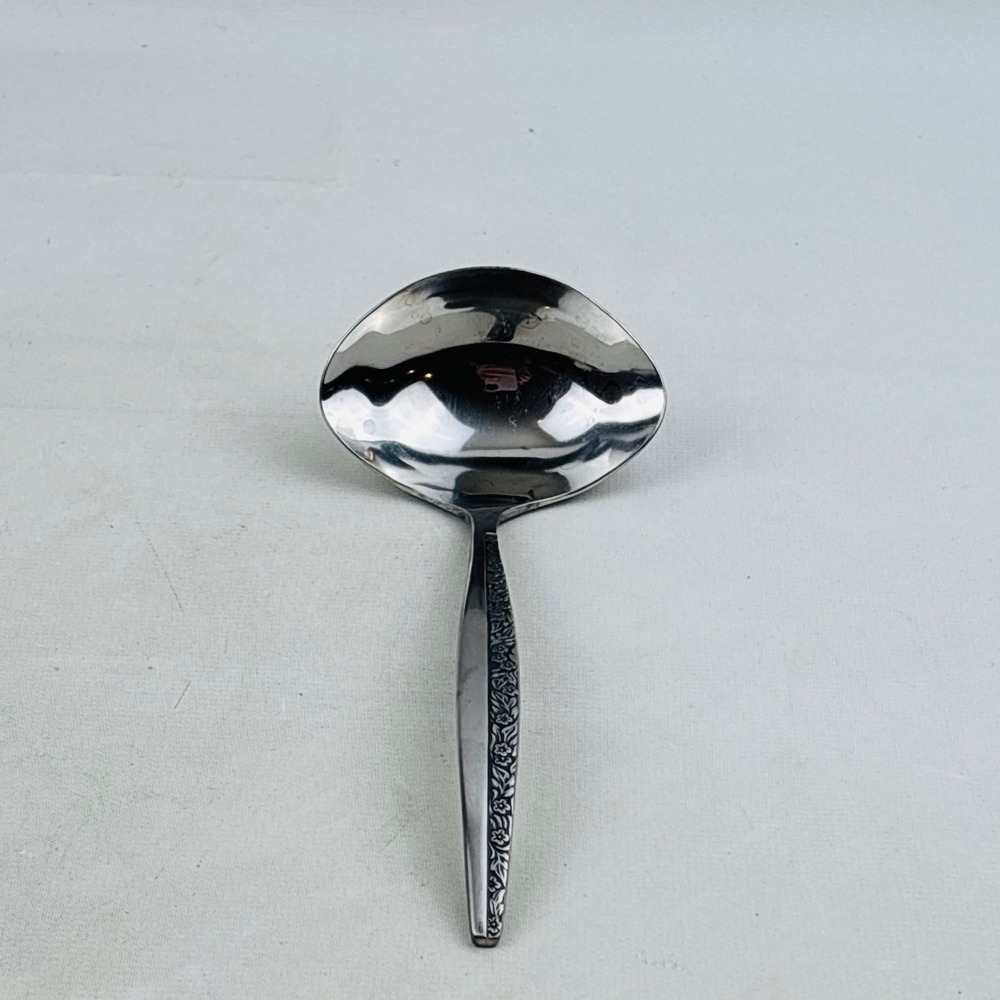 Bouquet by Coventry Gravy Sauce Server Ladle JH Stainless Japan Floral Flatware